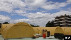 Модуларната болница кај Клиника за инфективни болести во Скопје