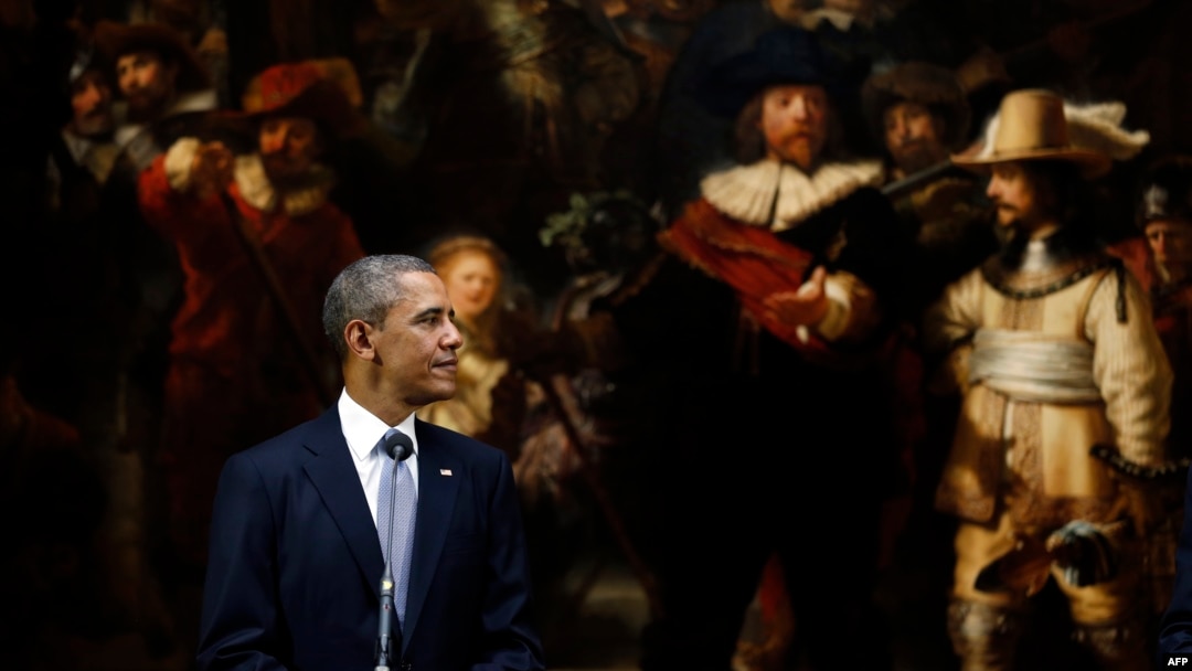 U.S. President Barack Obama made his remarks after meeting with Dutch Prime Minister Mark Rutte in Amsterdam.