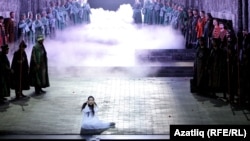 Kazan. "Soýembike" operasyndan bir görnüş. Arhiw suraty 