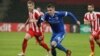 Dynamo Kyiv forward Artem Byesyedin (center) 