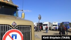 Pamje e një rruge në Irkutsk