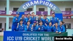 د افغانستان د نولس کلنو زلمیانو د کرکټ لوبډله