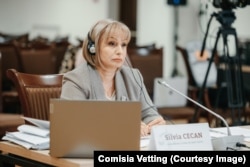 Judecătoarea Silvia Cecan, audiată de comisia Vetting.