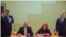 Natalia Gherman și Eugen Orlando Teodorovici la semnarea Acordului de împrumut