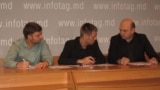 Ion Guzun, Vanu Jereghi, Sergiu Ostaf (de la stînga la dreapta)