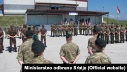 Jedna od prethodnih vojnih vežbi "Platinasti vuk" održana je u vojnoj bazi Jug u okolini Bujanovca u junu 2017. godine