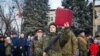 Tânăr recrut în armata transnistreană nerecunoscută depune jurământul de credință la Tiraspol