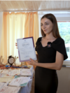 Moldova, Victoria Barbacari from Malaiesti, Criuleni, is the first student from her village to get straight A's at the Baccalaureat