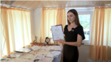 Moldova, Victoria Barbacari from Malaiesti, Criuleni, is the first student from her village to get straight A's at the Baccalaureat