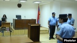 Armenia - A courtroom in Yerevan, 8Jun2017.