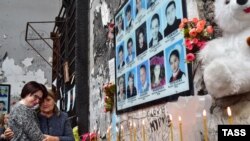 День памяти жертв террористического акта в спортивном зале школы №1 в Беслане, 2016 год.