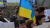 مسيرة لنساء اوكرانيات من اجل السلام في القرم 