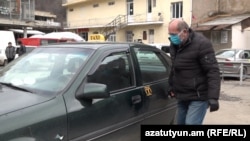 Armenia -- Taxi drivers in Alaverdi. 02Apr.,2020