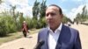 Armenia - Former Prime Minister Hovik Abrahamian speaks to RFE/RL in Yerevan's Victory Park, 9May2017