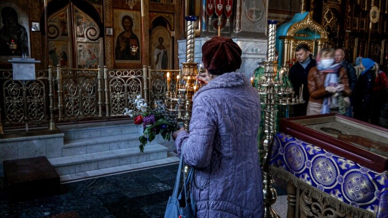 Севастополь: Пасхальные богослужения прошли под надзором казаков и полиции