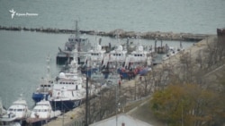 Keriçniñ "Genmol"ında "Berdânsk" ve "Nikopol" gemileri, 2019 senesi, noyabr 17