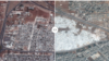 <p><strong>Old Town, Aleppo<br />
2010-2014</strong><br />
Much of the historic Old Town in Syria largest city Aleppo has been destroyed, including the Great Umayyad Mosque (pictured in the lower right).</p>
