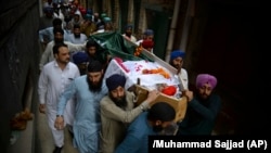 The funeral of Charanjit Singh on May 30.