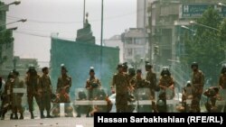 Припадници на иранските безбедносни сили, илустрација