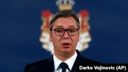Српскиот претседател Александар Вучиќ 