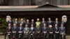 Министры финансов и главы центробанков G7 на заседании в японском курортном городе Акиу, 20 мая 2016 года 