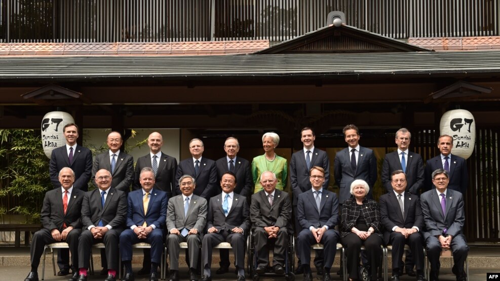 Ministrat e financave dhe shefat e bankave qendrore të vendeve të Grupit G7 