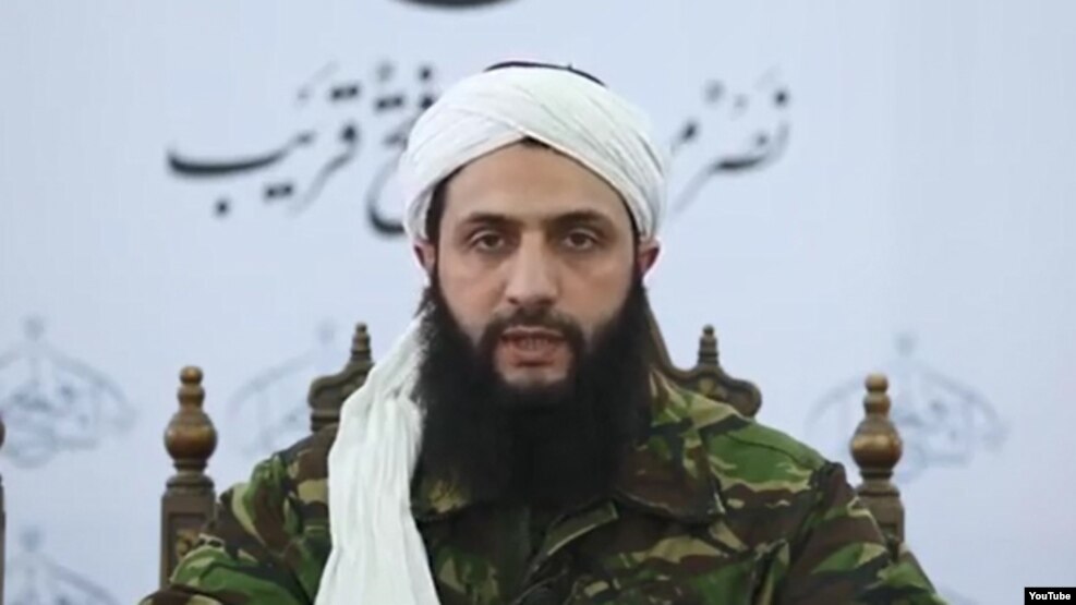Lideri i Frontit Al Nusra, Abu Mohammed al-Golani duke e dhënë lajmin për ndarje nga Al Kaida 