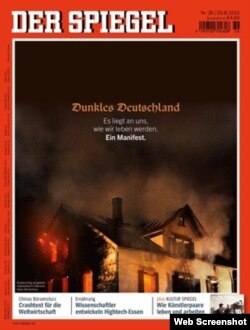 Germania întunecată, coperta „Der Spiegel”