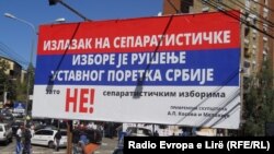 Mbishkrime në veri të Mitrovicës kundër zgjedhjeve, 5 shtator 2013