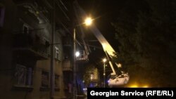 თევდორე მღვდლის ქუჩაზე მდებარე კორპუსი, სადაც 28 ოქტომბერს აფეთქება მოხდა