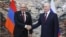 Прем’єр-міністр Вірменії Нікол Пашинян і президент Росії Володимир Путін, 1 вересня 2026 року
