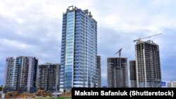 Изградба на станбениот комплекс „Светот на Минск“ од Дана Холдингс. Минск, 14 јули .2020 година