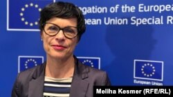 Еврокомесарката за проширување Марта Кос