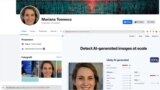 Conturi false de Facebook, care promovează pe bani mesaje politice, neasumate de niciun competitor. Pozele de profil sunt create cu inteligența artificială.