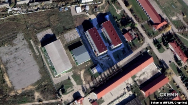 Një imazh satelitor tregon një zonë të Tullës, e njohur si nikoqire e Divizionit të 106-të Ajror dhe Regjimentit të tij të 51-të të Parashutës.