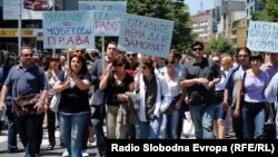 Архивска фотографија: Протест на новинарите