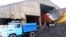Loading coal in Kazakhstan's Daulet village 