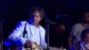 Albania: Goran Bregovic during a concert in Korca