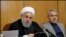 Iran's President Hassan Rouhani during his cabinet meeting, Wed. Sept 12, 2018