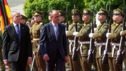 Cancelarul german Friedrich Merz este într-o vizită oficială în Lituania.