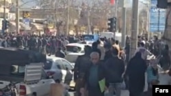 Protest u gradu Lordeganu u zapadnom Iranu -- 1. januar 2026.