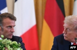 Макрон і Трамп. Білий дім. Вашингтон, 18 серпня 2025 року