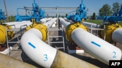 Газотранспортная система Украины. Недалеко от Ужгорода, Закарпатская область, Украина.