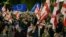 La mitingul opoziției pro-europene de la Tbilisi, 20 octombrie 2024.
