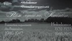 Victimele foametei din Basarabia și Ucraina comemorate la Chișinău