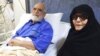 Photo Released by Mehdi karroubi's family on twitter shows him in hospital after cardiac surgery on August 2017.