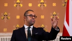 Ministar spoljnih poslova Velike Britanije James Cleverly (arhivska fotografija)