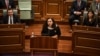 Вјоса Османи зборува во косовскиот парламент