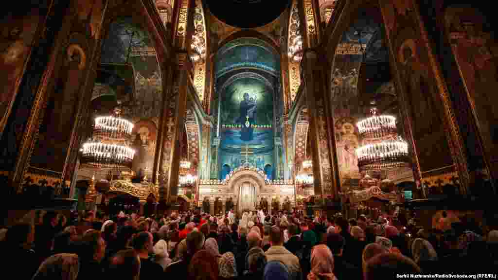 Inside the Cathedral of St. Volodymyr