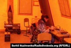 У «пункце нязломнасьці» ў Кіеве, 16 студзеня 2026 году